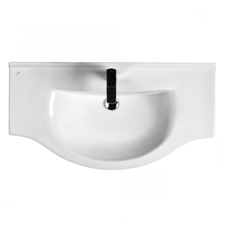 Умывальник мебельный белый ЭЛЬБРУС 100 c отв. 990х205х520  SANTEK