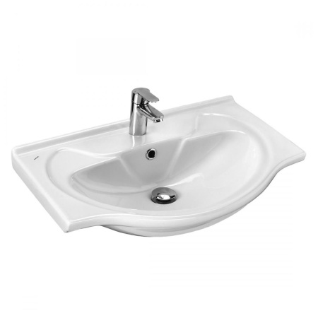 Умывальник мебельный белый БАЙКАЛ 65 c отв. 650х180х475  SANTEK