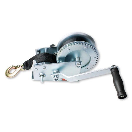 Лебедка ручная   800кг, ремень 10м  MATRIX