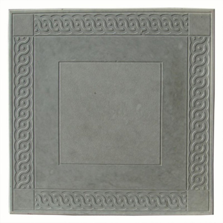 Плитка тротуарная "Коса-квадрат" 400х400х50 мм серая