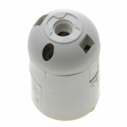 Патрон Е27 пластик подвесной GENERAL