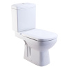 Унитаз белый ДОМИНО/К компакт, дюропласт, микролифт, 2-кн.арм  635х355х770 KIROVIT