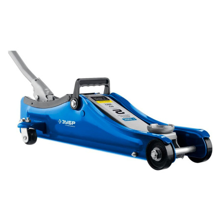 Домкрат гидравлич. подкатной   2,0т  ЗУБР (подъём  80–380мм)