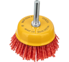 Щетка чашечная для дрели полимерно-абразивная 75мм  DENZEL