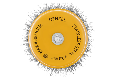 Щетка чашечная для дрели   75мм  Denzel
