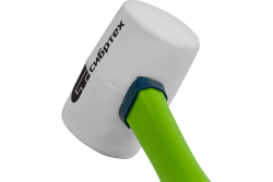 Киянка резиновая 225г стеклопластиковая ручка, белая  СИБРТЕХ