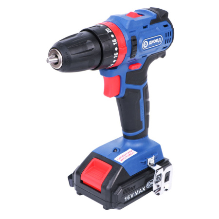 Шуруповерт акк. ДИОЛД ДЭА-16 ЛИ-01 (2акк.2,0 Ач, крут. момент 33Нм)