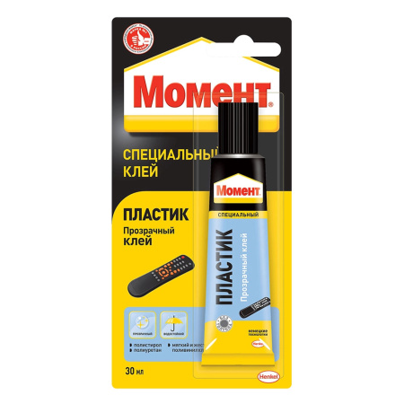 Клей контактный для пластика  30мл  МОМЕНТ