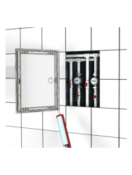 Дверца пластиковая с ручкой 300 х 300  ЭВЕНТ