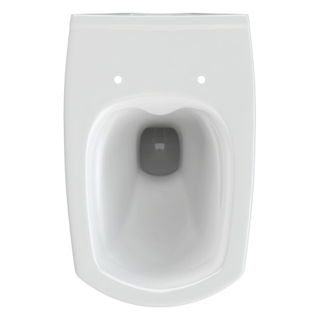 Унитаз подвесной белый CARINA безободковый сиденье дюропласт, микролифт 350х345х535  CERSANIT