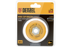 Щетка дисковая для УШМ полимерно-абразивная   75мм  DENZEL