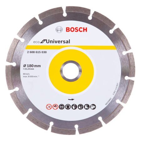 Круг отрезной алмазный 180 х 22 ECO Universal  BOSCH