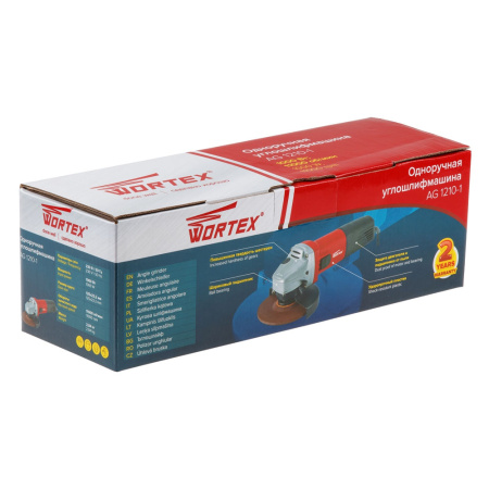 Углошлиф. маш. WORTEX AG 1210-1 (1000Вт,125мм,11000об/мин, 2,04кг)