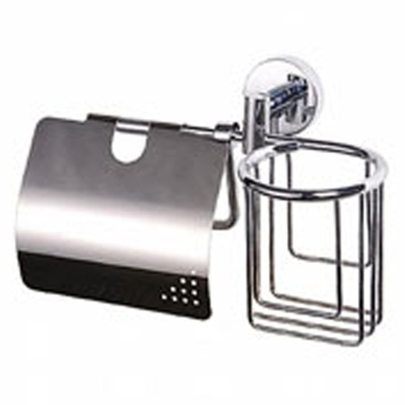 Держатель для бумаги и освежителя хром  LEDEME