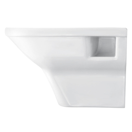 Унитаз подвесной белый ЛАЙН сиденье дюропласт, микролифт 535х345х350  SANTEK