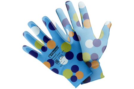 Перчатки полиэстер для садовых работ Fiberon, 8(М)