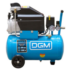 Компрессор воздушный DGM AC-127 (1500Вт, 235 л/мин, объем ресивера 24л, раб.дав.8атм)