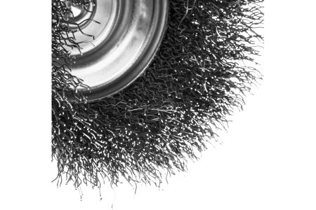 Щетка чашечная для дрели   75мм  Denzel