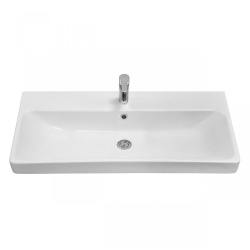 Умывальник мебельный белый АДРИАНА 90 c отв. 900х170х450  SANTEK