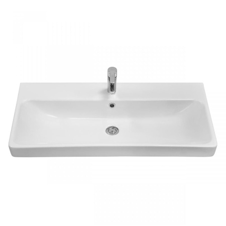 Умывальник мебельный белый АДРИАНА 90 c отв. 900х170х450  SANTEK