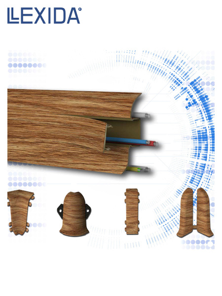 Плинтус LEXIDA 55х2200мм Гранит бежевый 2