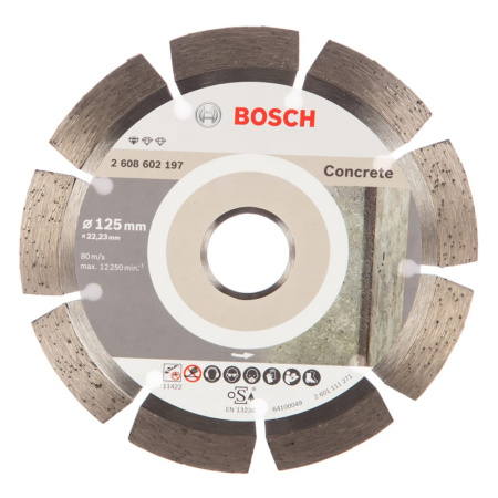 Круг отрезной алмазный 125мм сегм. BPE  BOSCH