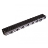 Лоток водоотводный пластиковый D  90 1000х135х100мм с пластиковой решеткой AQUA-TOP  AQUASTOK