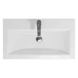 Умывальник мебельный белый COMO   80 800х165х450  CERSANIT