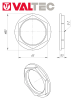 Контргайка  2" ник  VALTEC
