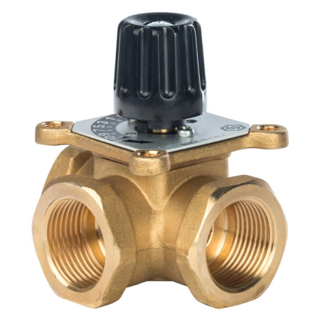 Клапан смесительный трехходовой  1"  STOUT