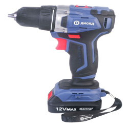 Шуруповерт акк. ДИОЛД ДЭА-12 ЛИ-08 (2акк.2,0 Ач, крут. момент 33Нм)