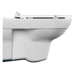 Унитаз подвесной белый CITY сиденье дюропласт, микролифт 370х355х530  CERSANIT