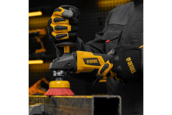 Щетка чашечная для дрели полимерно-абразивная 75мм  DENZEL