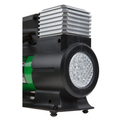 Компрессор автомобильный  ECO AE-028-2  (12В,280Вт,70л/мин,фонарь,сумка)