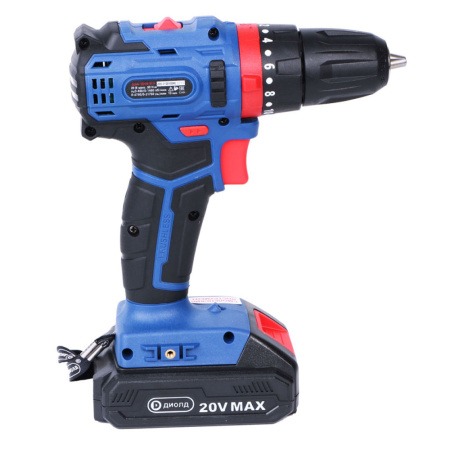 Шуруповерт акк. ДИОЛД ДЭА-20 ЛИ-01У(20В, 2,0 Ач, 60Нм, 1,91кг)