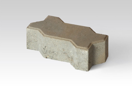 Брусчатка волна 243х130х60мм  серый