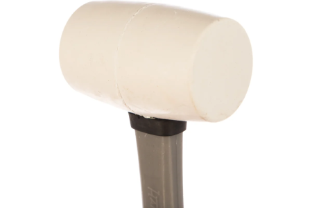 Киянка резиновая 340г стеклопластиковая ручка, белая  РемоКолор