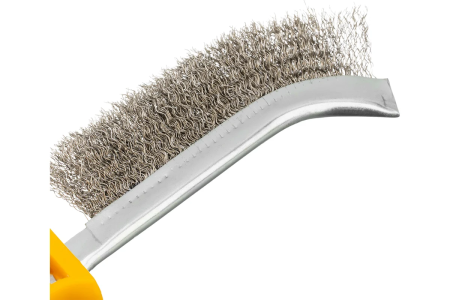 Щетка стальная с пластмас. ручкой  DENZEL