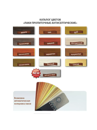 Лак акриловый с антисептиком б/цв  0,9кг  ВГТ