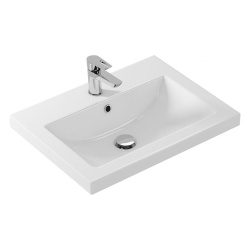 Умывальник мебельный белый COMO   60 600х165х450  CERSANIT