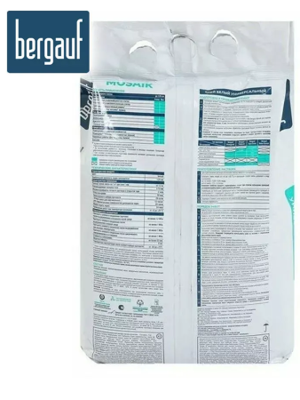 Клей плиточный   5,0кг  BERGAUF Mosaik, С2 ТЕ
