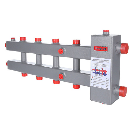 Коллектор настенный распределительный на 5 отоп. контура  VALTEC