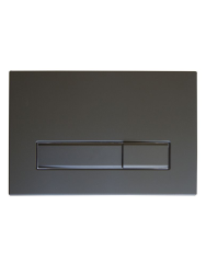 Инсталляция в сборе для унитаза 4 в 1 комплект кнопка узкая черная, плита, крепление  УКЛАД