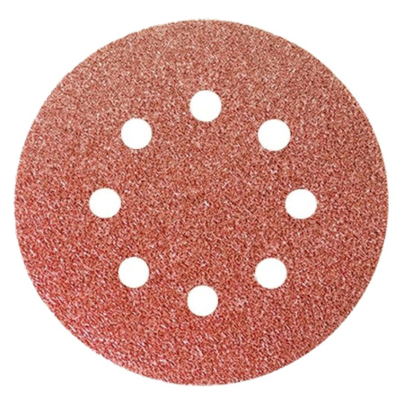 Круг абразивный под липучку 125мм, №   80  СИБРТЕХ (уп5)