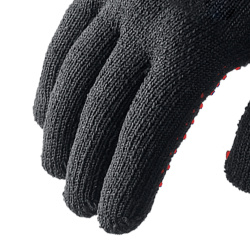 Перчатки "Стойкость к загрязнению утепленные, манжета-крага" хлопок+флис, ПВХ покрытие