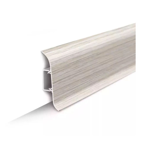 Плинтус IDEAL классик 2,2м ясень белый