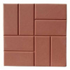 Плитка тротуарная "8 кирпичей" 400х400х50мм красная