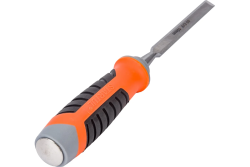 Стамеска-долото 10мм с трехкомп. ручкой, с метал. затыльником  STARTUL PROFI