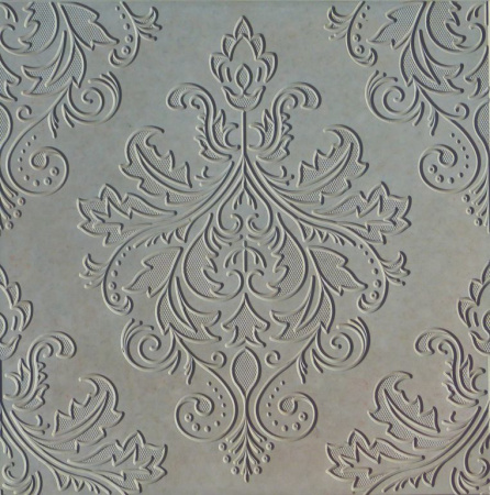 Плитка тротуарная "Барокко" 300х300х30мм серая
