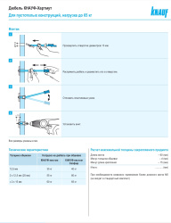 Дюбель для пустотелых конструкций Hartmut M5х60 для ГКЛ Knauf